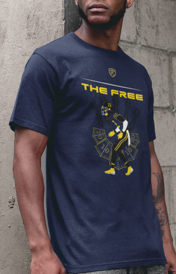 Football Athletic T Shirt, Free Safety Position, The Free