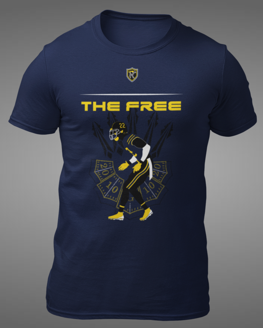 Football Athletic T Shirt, Free Safety Position, The Free