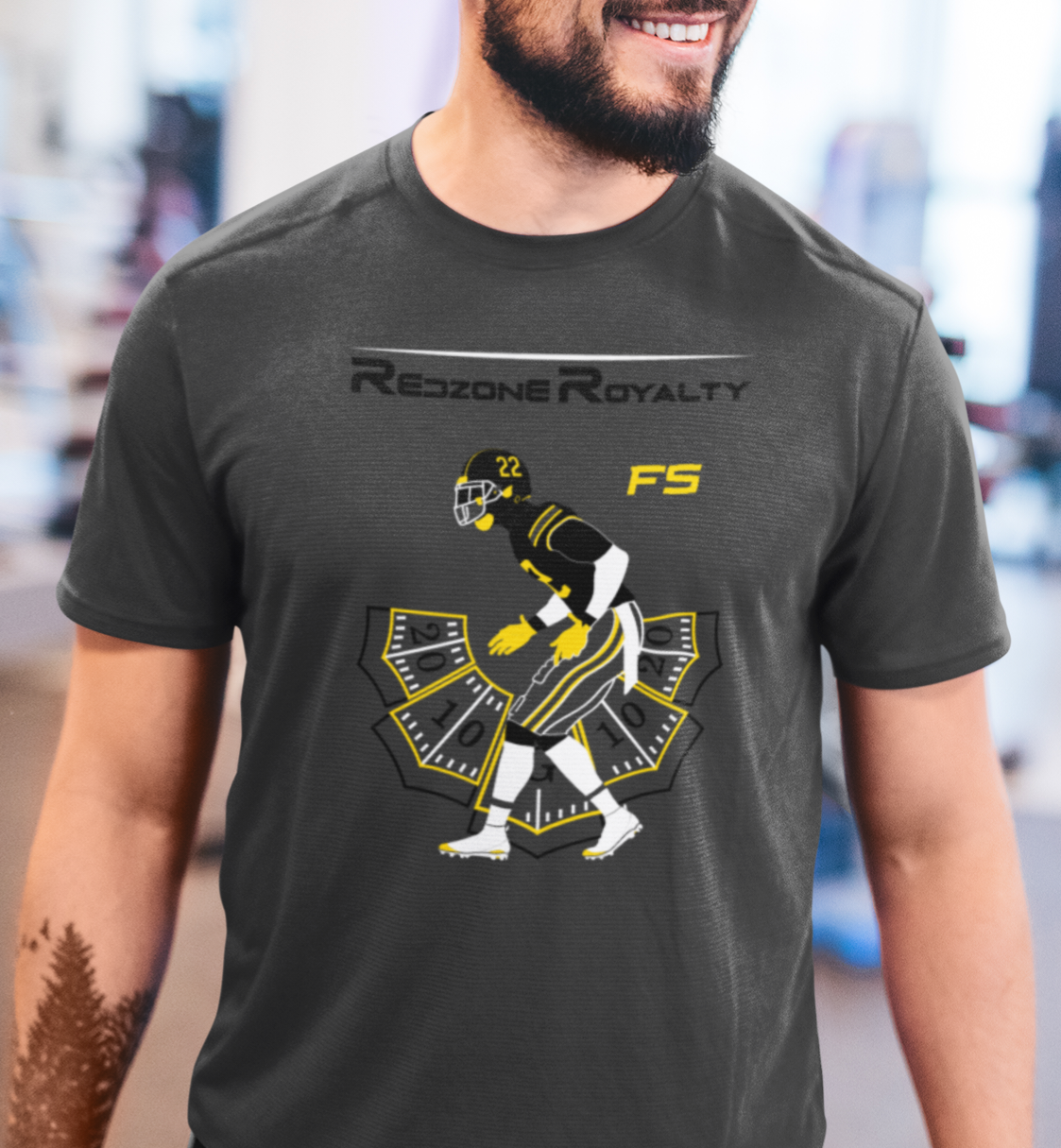 Graphic Football T Shirt : Free Safety