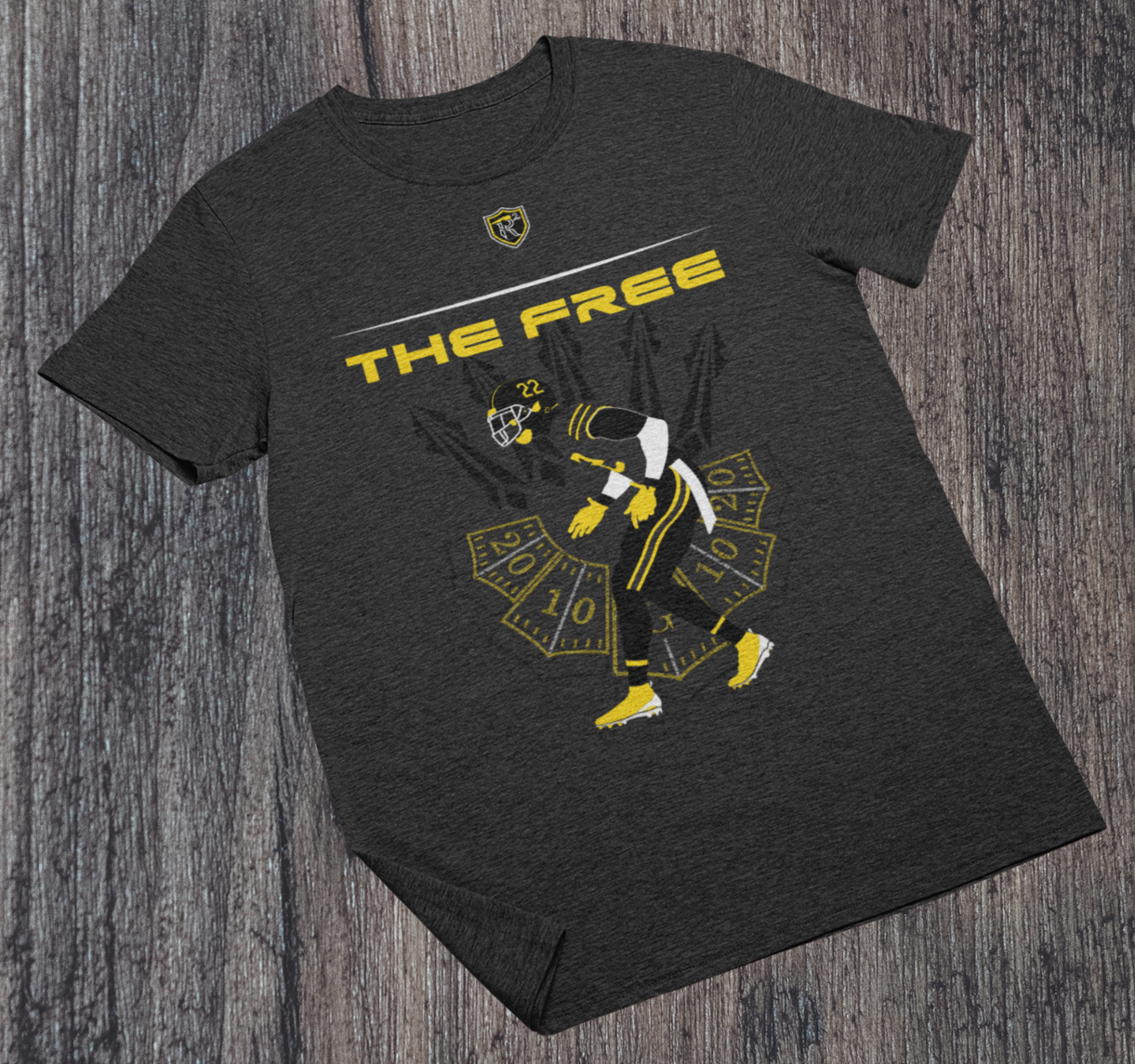 Football Athletic T Shirt, Free Safety Position, The Free