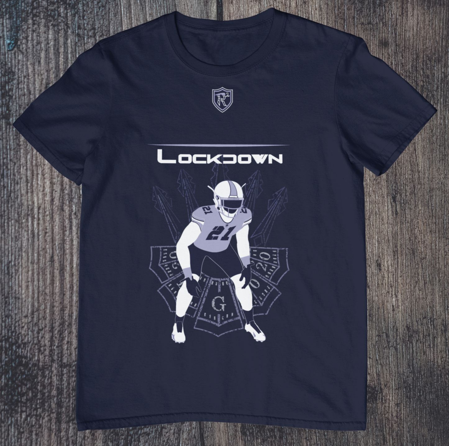 Football Athletic T Shirt, Cornerback Position, Lockdown