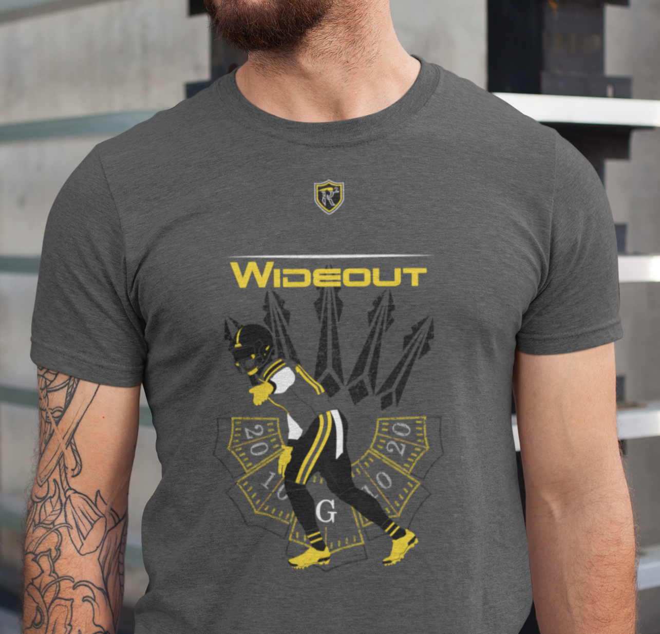 Football T-Shirt | Wide Receiver Football Drip