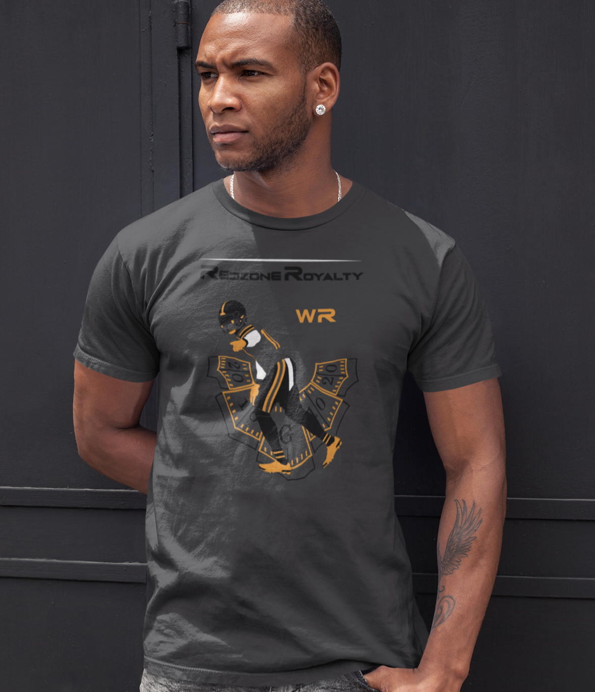 Football T-Shirt | Wide Receiver Football Drip